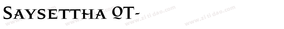Saysettha OT字体转换